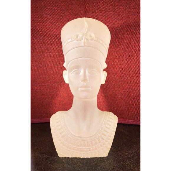 Queen Nefertiti Acrylic Resin Bust Egyptian Sculpture Replica Egyptian Art Decor - Picture 13 of 16